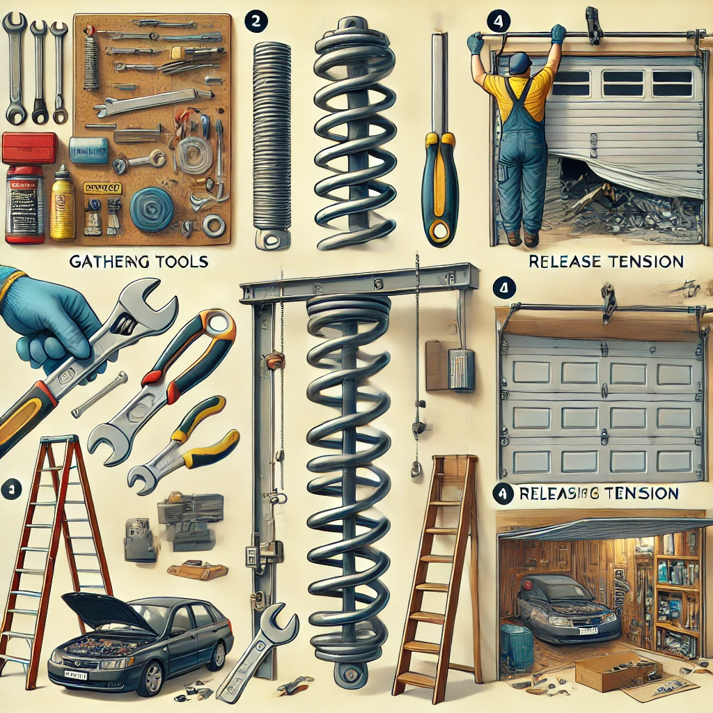 how to replace garage door spring